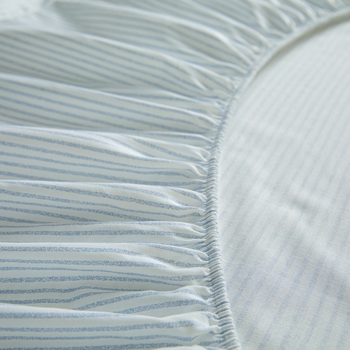 91家纺网 家纺一手货源 找家纺 涵宸家纺 2026新款全棉印花单床笠-良品 床笠-半夏-兰