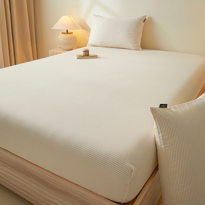 91家纺网 家纺一手货源 找家纺 涵宸家纺 2026新款全棉印花单床笠-良品 床笠-半夏-其