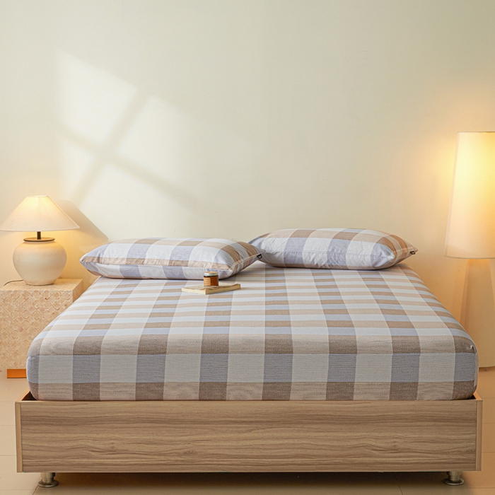 91家纺网 家纺一手货源 找家纺 涵宸家纺 2026新款全棉印花单床笠-良品 床笠-格律-兰