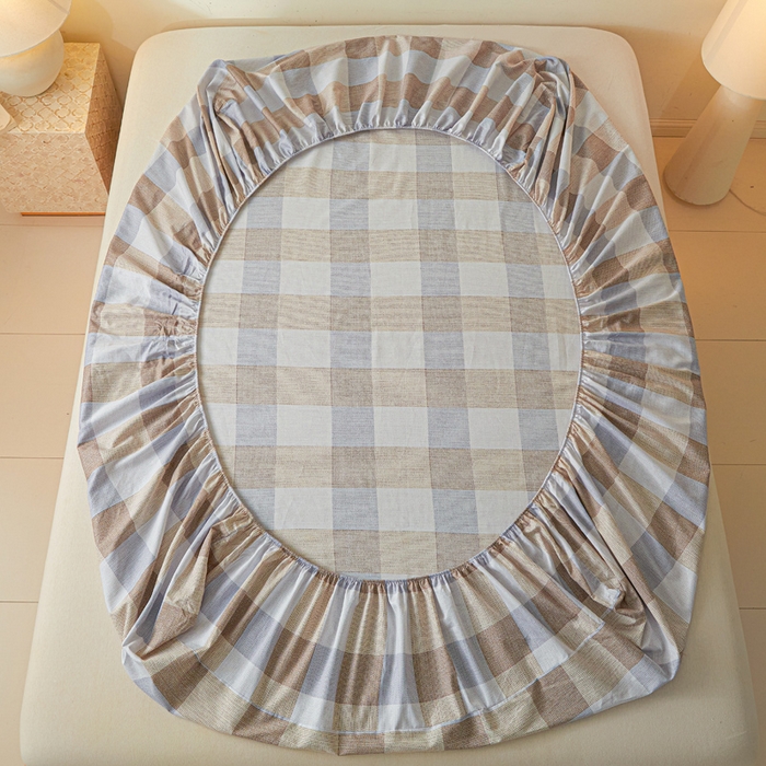 91家纺网 家纺一手货源 找家纺 涵宸家纺 2026新款全棉印花单床笠-良品 床笠-格律-兰