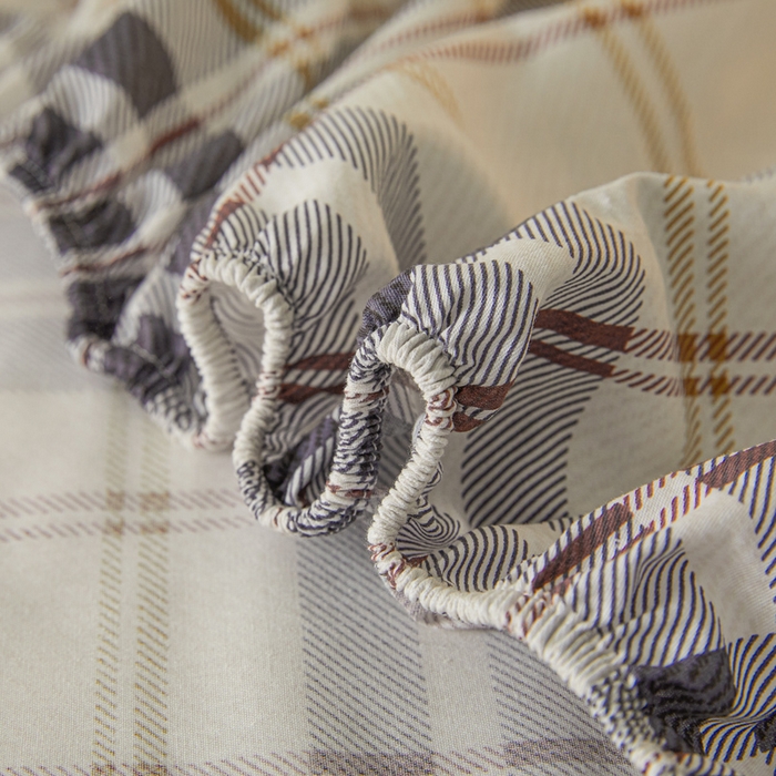 91家纺网 家纺一手货源 找家纺 涵宸家纺 2026新款全棉印花单床笠-良品 床笠-琥珀