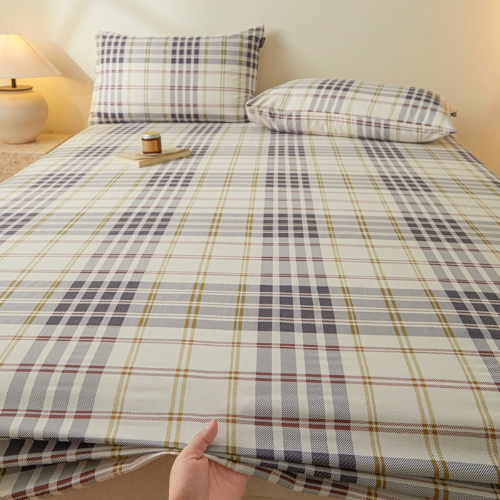 91家纺网 家纺一手货源 找家纺 涵宸家纺 2026新款全棉印花单床笠-良品 床笠-琥珀