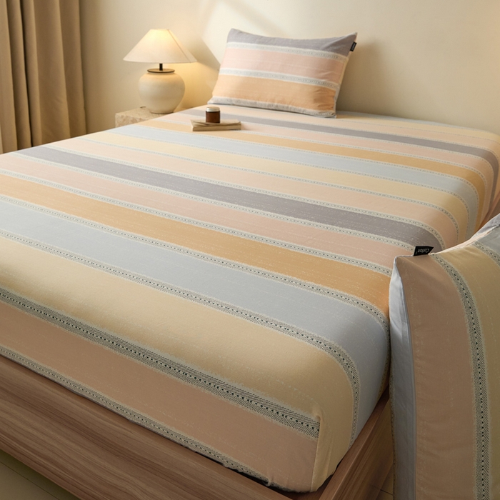 91家纺网 家纺一手货源 找家纺 涵宸家纺 2026新款全棉印花单床笠-良品 床笠-卡曼