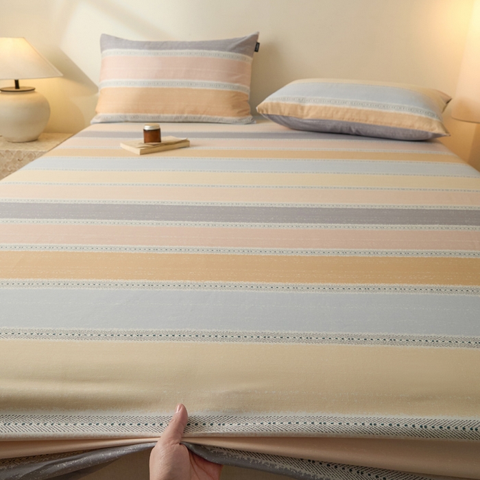 91家纺网 家纺一手货源 找家纺 涵宸家纺 2026新款全棉印花单床笠-良品 床笠-卡曼