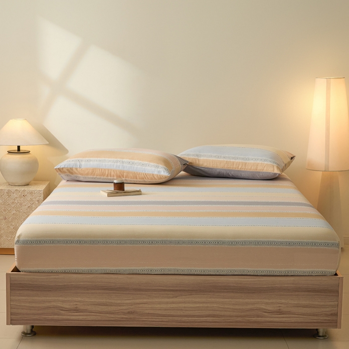 91家纺网 家纺一手货源 找家纺 涵宸家纺 2026新款全棉印花单床笠-良品 床笠-卡曼