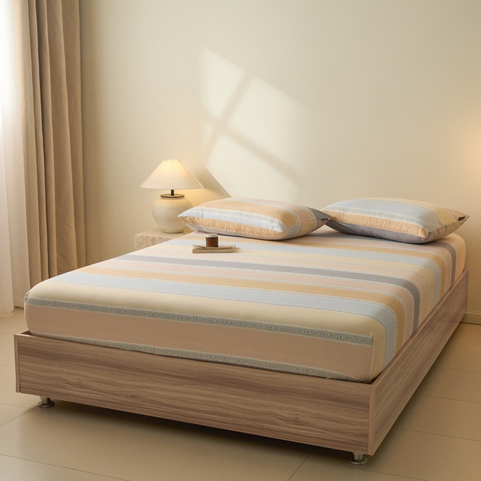 91家纺网 家纺一手货源 找家纺 涵宸家纺 2026新款全棉印花单床笠-良品 床笠-卡曼