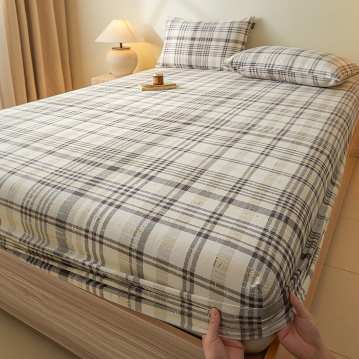 涵宸家纺 2026新款全棉印花单床笠-良品 床笠-郎格