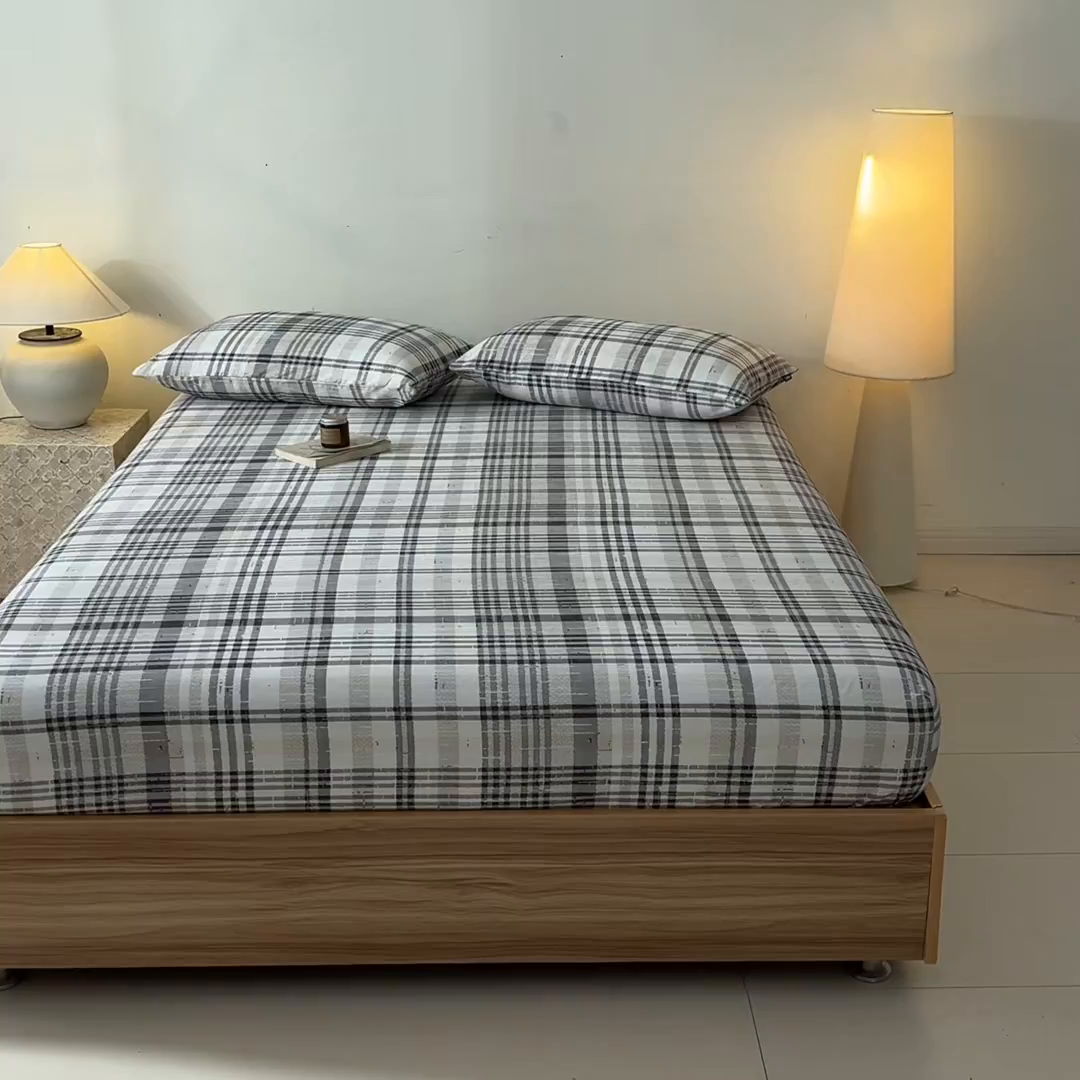 91家纺网 家纺一手货源 找家纺 涵宸家纺 2026新款全棉印花单床笠-良品 床笠-郎格