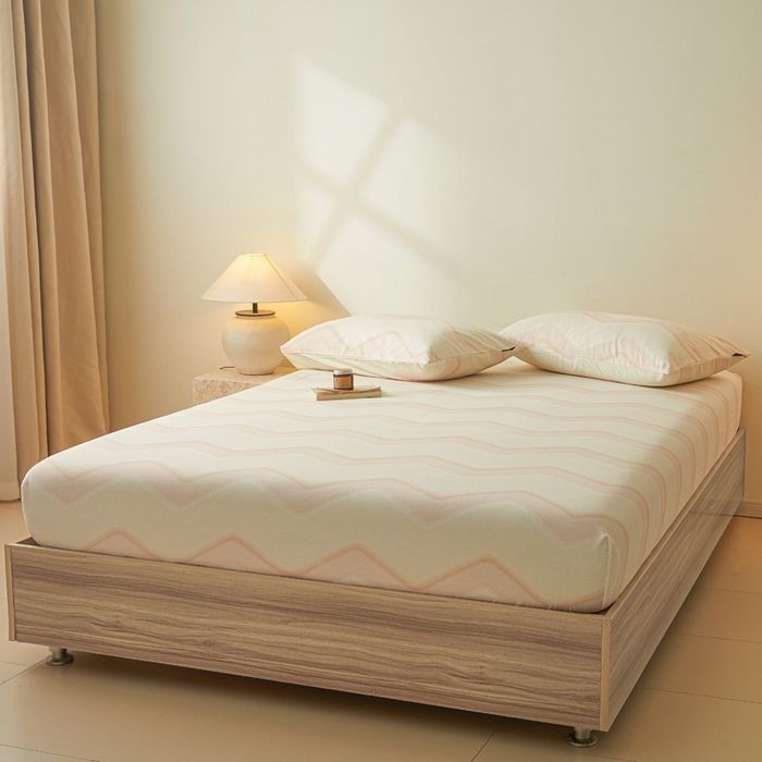 91家纺网 家纺一手货源 找家纺 涵宸家纺 2026新款全棉印花单床笠-良品 床笠-摩卡