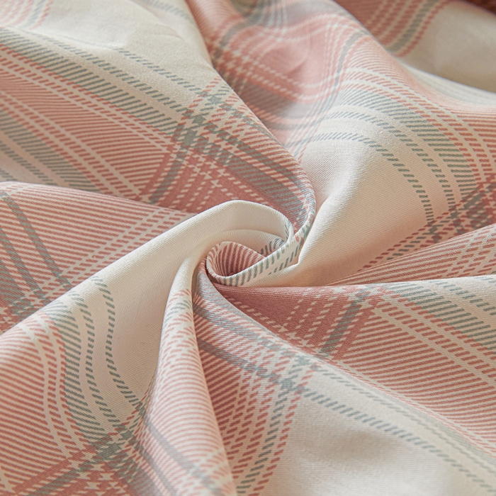 91家纺网 家纺一手货源 找家纺 涵宸家纺 2026新款全棉印花单床笠-良品 床笠-莫妮粉