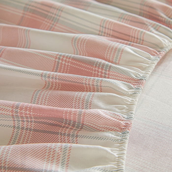 91家纺网 家纺一手货源 找家纺 涵宸家纺 2026新款全棉印花单床笠-良品 床笠-莫妮粉