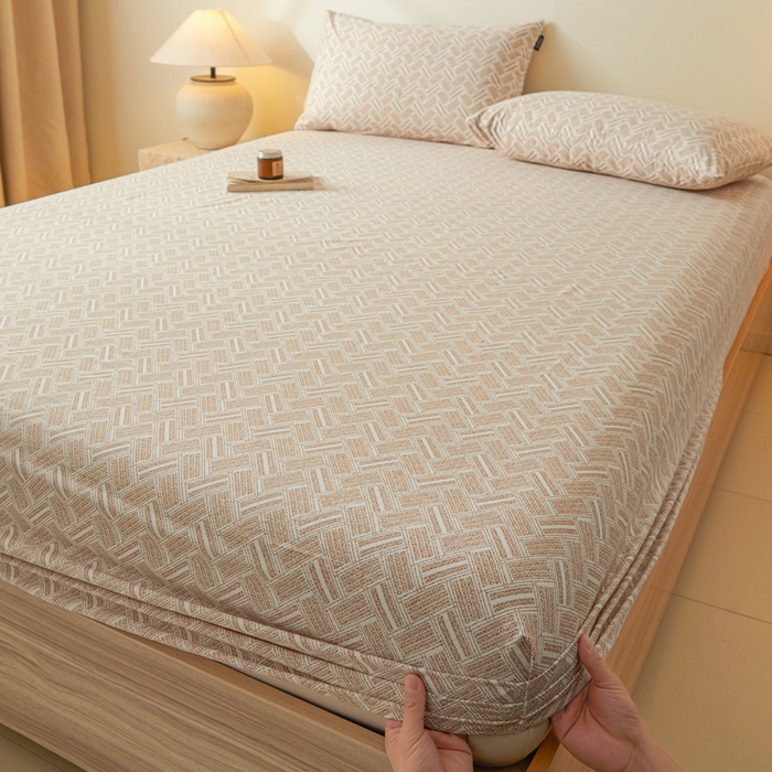 涵宸家纺 2026新款全棉印花单床笠-良品 床笠-云沫