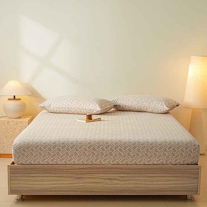 91家纺网 家纺一手货源 找家纺 涵宸家纺 2026新款全棉印花单床笠-良品 床笠-云沫