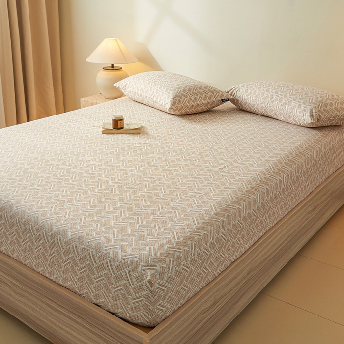 91家纺网 家纺一手货源 找家纺 涵宸家纺 2026新款全棉印花单床笠-良品 床笠-云沫