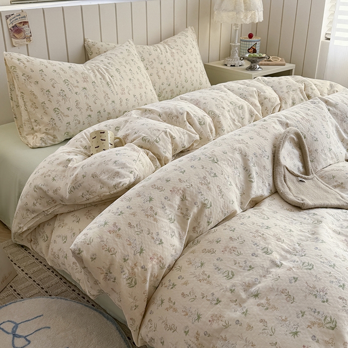 91家纺网 家纺一手货源 找家纺 （总）爱思佳 2026新款全棉纯棉双层纱基款系列四件套