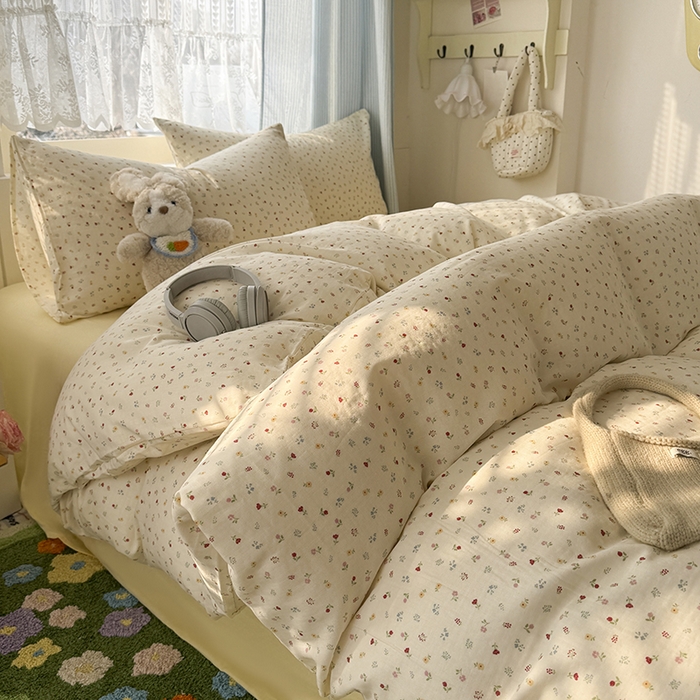 91家纺网 家纺一手货源 找家纺 （总）爱思佳 2026新款全棉纯棉双层纱基款系列四件套