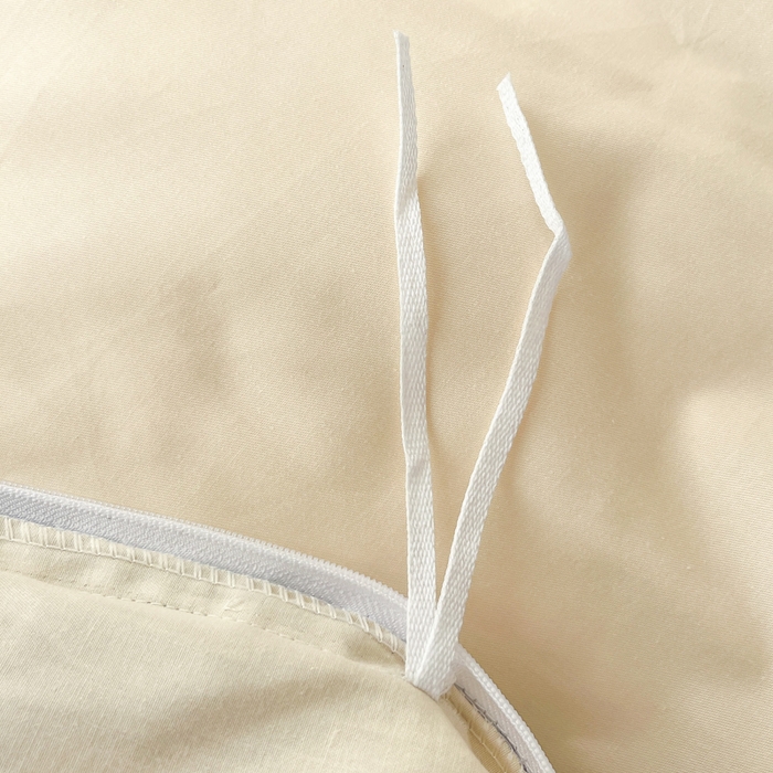 91家纺网 家纺一手货源 找家纺 艾迪尚家纺 2026新款法式韩版荷叶边纯色长绒棉四件套 冰川蓝香草白