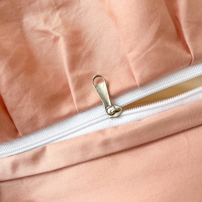 91家纺网 家纺一手货源 找家纺 艾迪尚家纺 2026新款法式韩版荷叶边纯色长绒棉四件套 奶芙慕粉