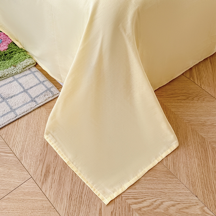 91家纺网 家纺一手货源 找家纺 爱思佳 2026新款全棉纯棉双层纱基款系列四件套 可爱星人