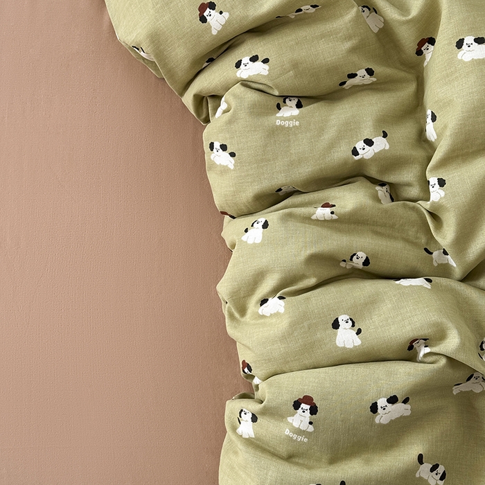 91家纺网 家纺一手货源 找家纺 爱思佳 2026新款全棉纯棉双层纱基款系列四件套 萌宠