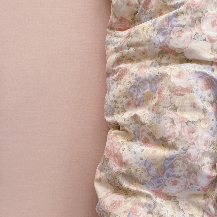 91家纺网 家纺一手货源 找家纺 爱思佳 2026新款全棉纯棉双层纱基款系列四件套 暖阳绿意