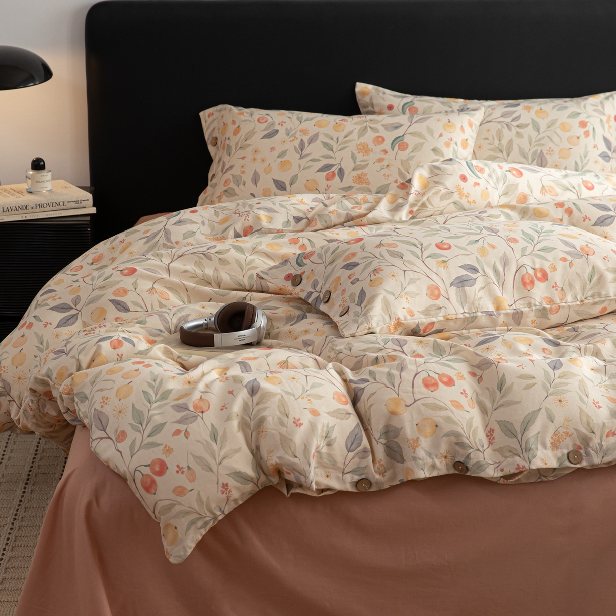 91家纺网 家纺一手货源 找家纺 （总）女子家纺 2026新款棉麻纽扣款四件套