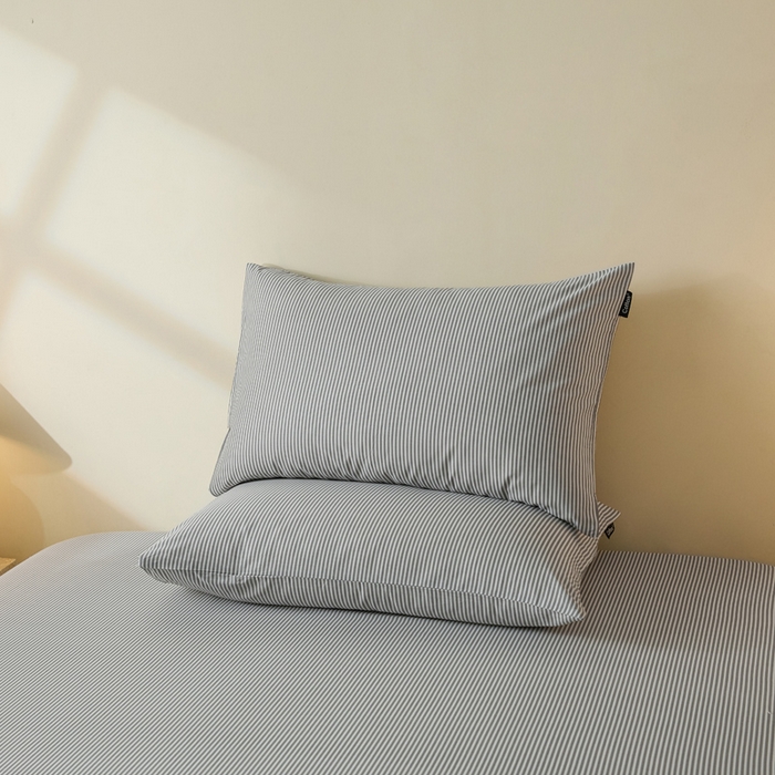 91家纺网 家纺一手货源 找家纺 涵宸家纺 2026新款全棉印花单枕套-良品 枕套-巴菲条