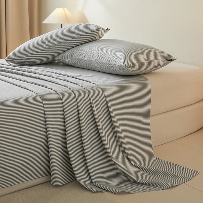 91家纺网 家纺一手货源 找家纺 涵宸家纺 2026新款全棉印花单枕套-良品 枕套-巴菲条