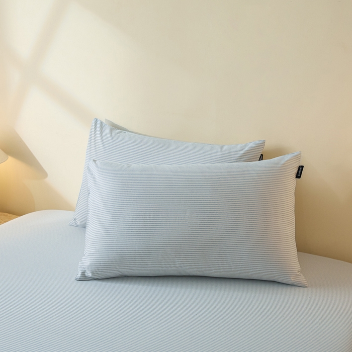 涵宸家纺 2026新款全棉印花单枕套-良品 枕套-半夏-兰