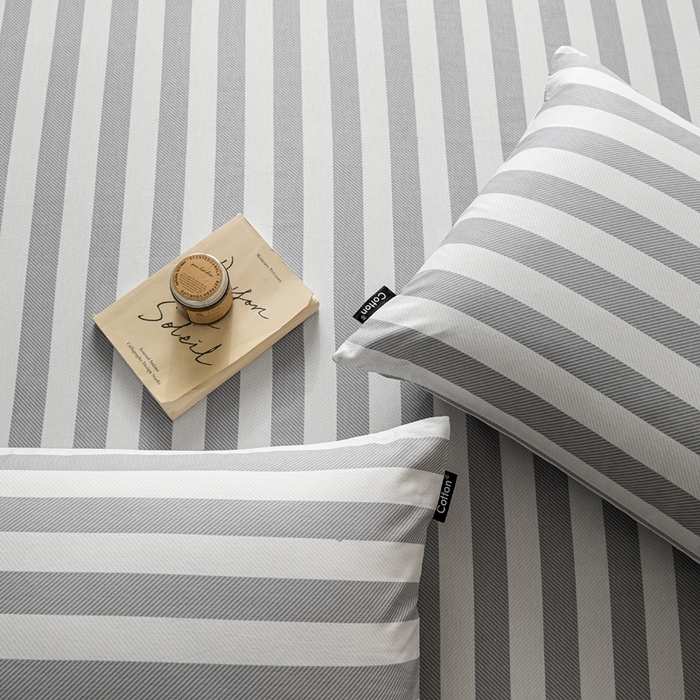 91家纺网 家纺一手货源 找家纺 涵宸家纺 2026新款全棉印花单枕套-良品 枕套-多哈-灰