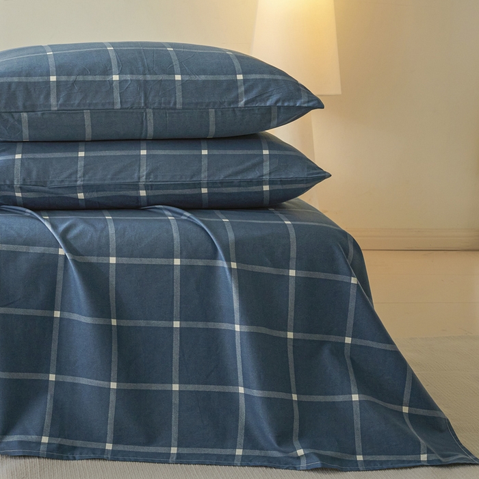 91家纺网 家纺一手货源 找家纺 涵宸家纺 2026新款全棉印花单枕套-良品 枕套-麦田-兰