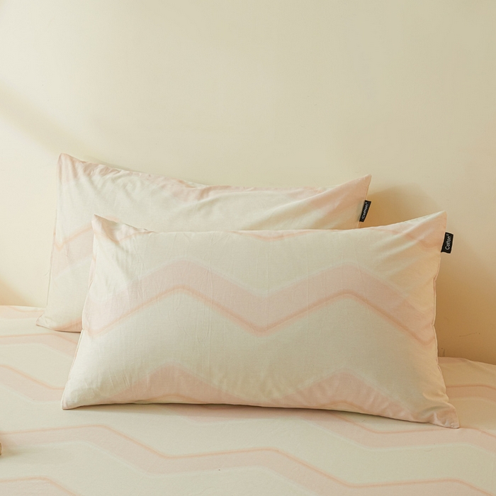 涵宸家纺 2026新款全棉印花单枕套-良品 枕套-摩卡