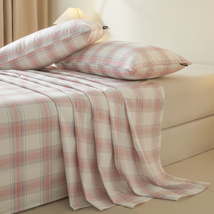 91家纺网 家纺一手货源 找家纺 涵宸家纺 2026新款全棉印花单枕套-良品 枕套-莫妮粉