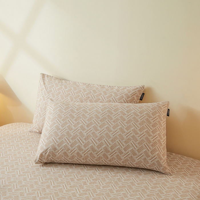 涵宸家纺 2026新款全棉印花单枕套-良品 枕套-云沫