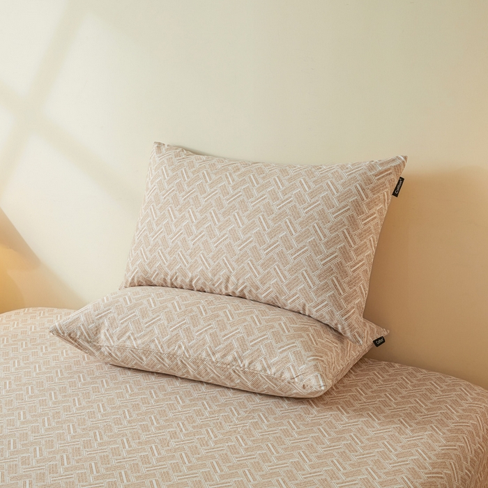 91家纺网 家纺一手货源 找家纺 涵宸家纺 2026新款全棉印花单枕套-良品 枕套-云沫