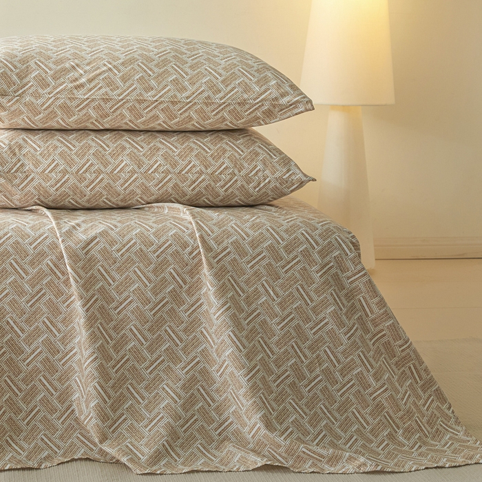 91家纺网 家纺一手货源 找家纺 涵宸家纺 2026新款全棉印花单枕套-良品 枕套-云沫