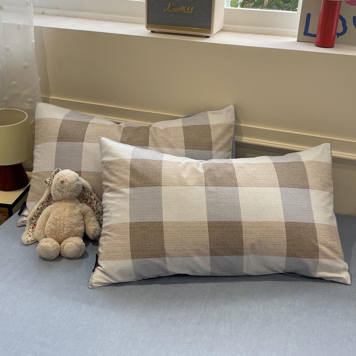 91家纺网 家纺一手货源 找家纺 涵宸家纺 2026新款全棉印花四件套-良品-场景一 格律-兰