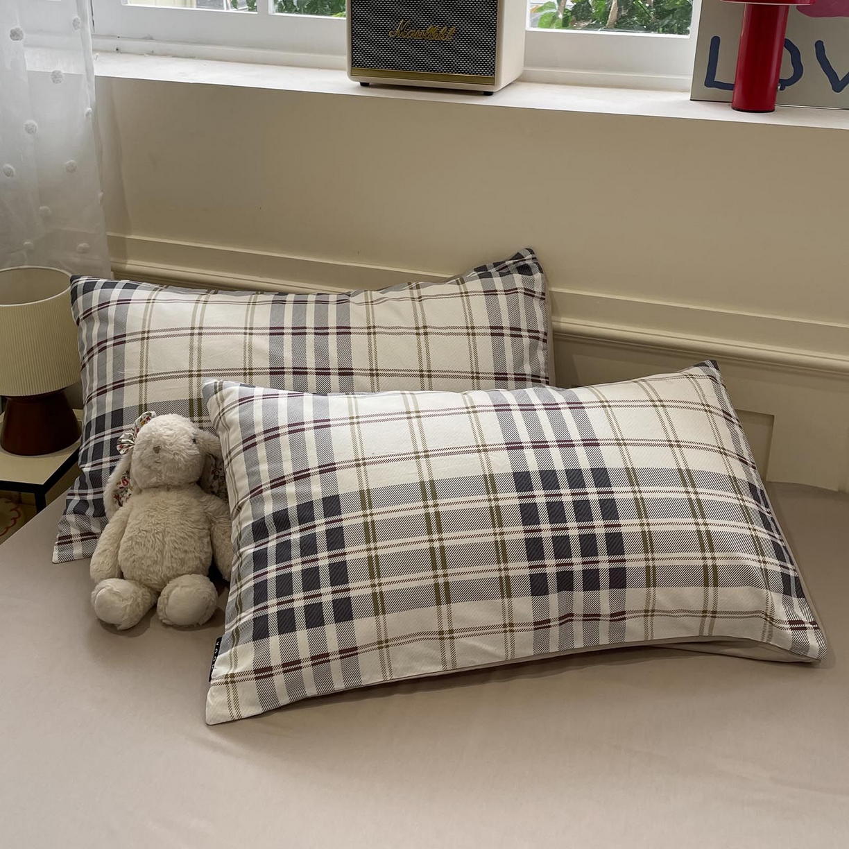 91家纺网 家纺一手货源 找家纺 涵宸家纺 2026新款全棉印花四件套-良品-场景一 琥珀