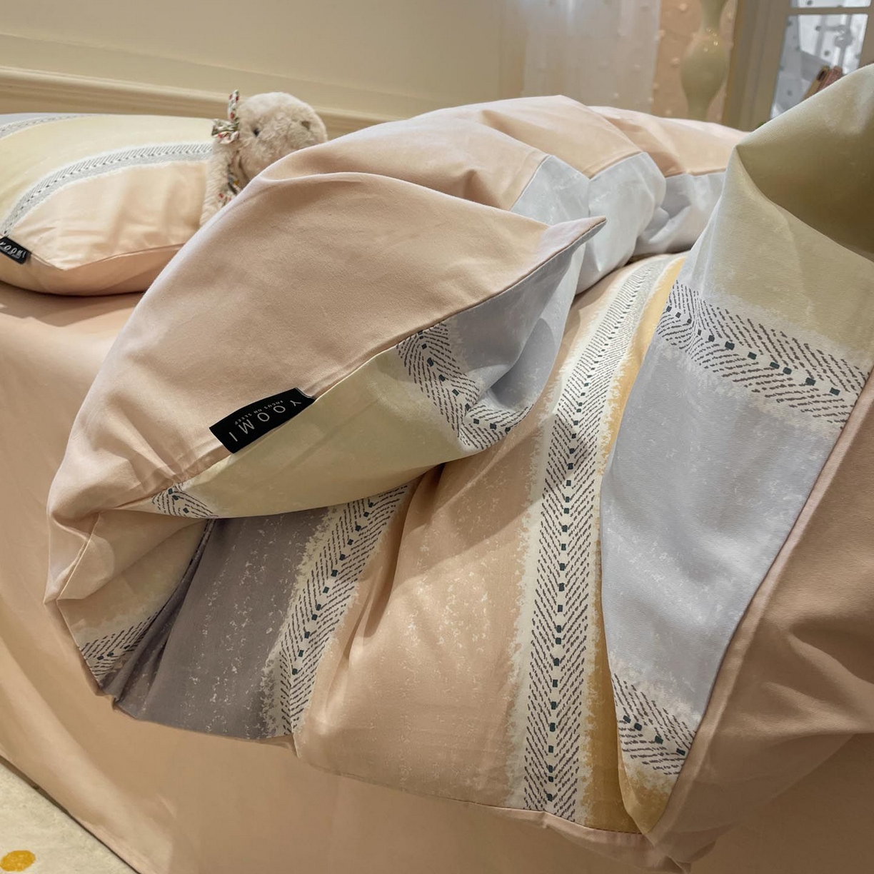 91家纺网 家纺一手货源 找家纺 涵宸家纺 2026新款全棉印花四件套-良品-场景一 卡曼