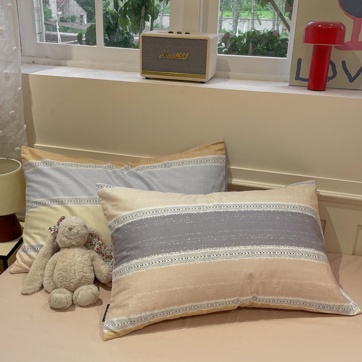 91家纺网 家纺一手货源 找家纺 涵宸家纺 2026新款全棉印花四件套-良品-场景一 卡曼