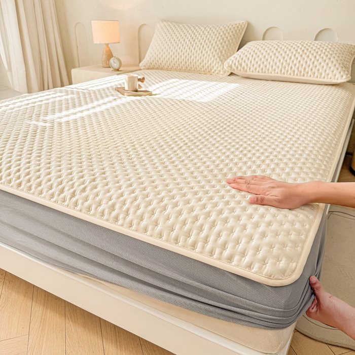 91家纺网 家纺一手货源 找家纺 （总）予梦家纺 2026新款蚕丝夹棉床笠