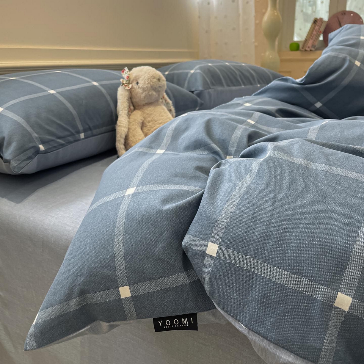 涵宸家纺 2026新款全棉印花四件套-良品-场景一 麦田-兰