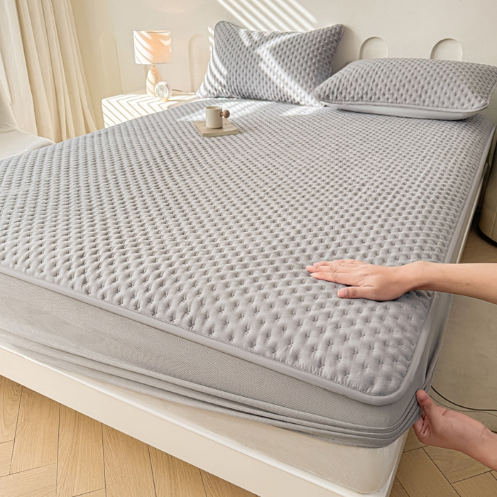 91家纺网 家纺一手货源 找家纺 （总）予梦家纺 2026新款蚕丝夹棉床笠