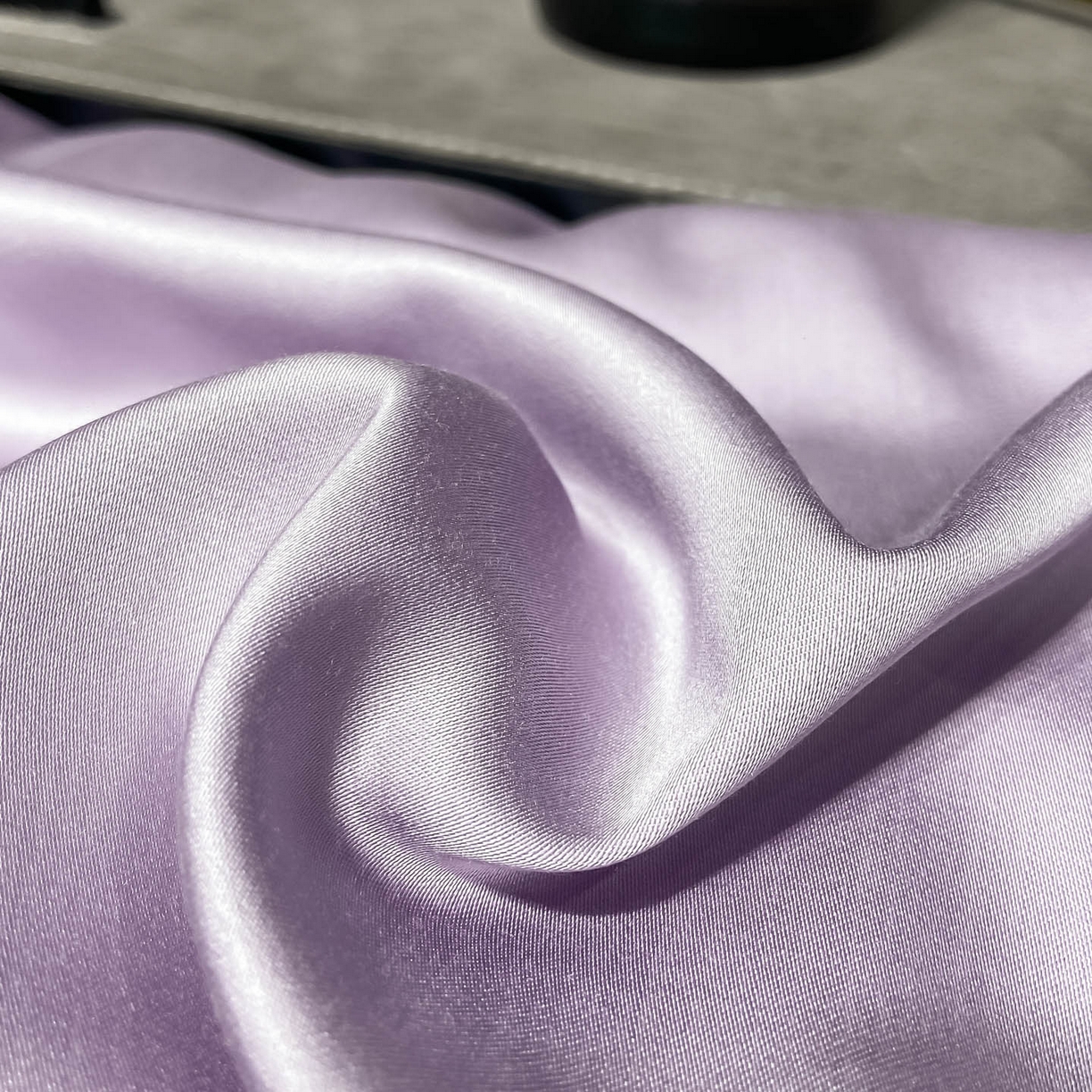 91家纺网 家纺一手货源 找家纺 涵宸家纺 2026新款兰精3M天丝纯色四件套 淡雅紫