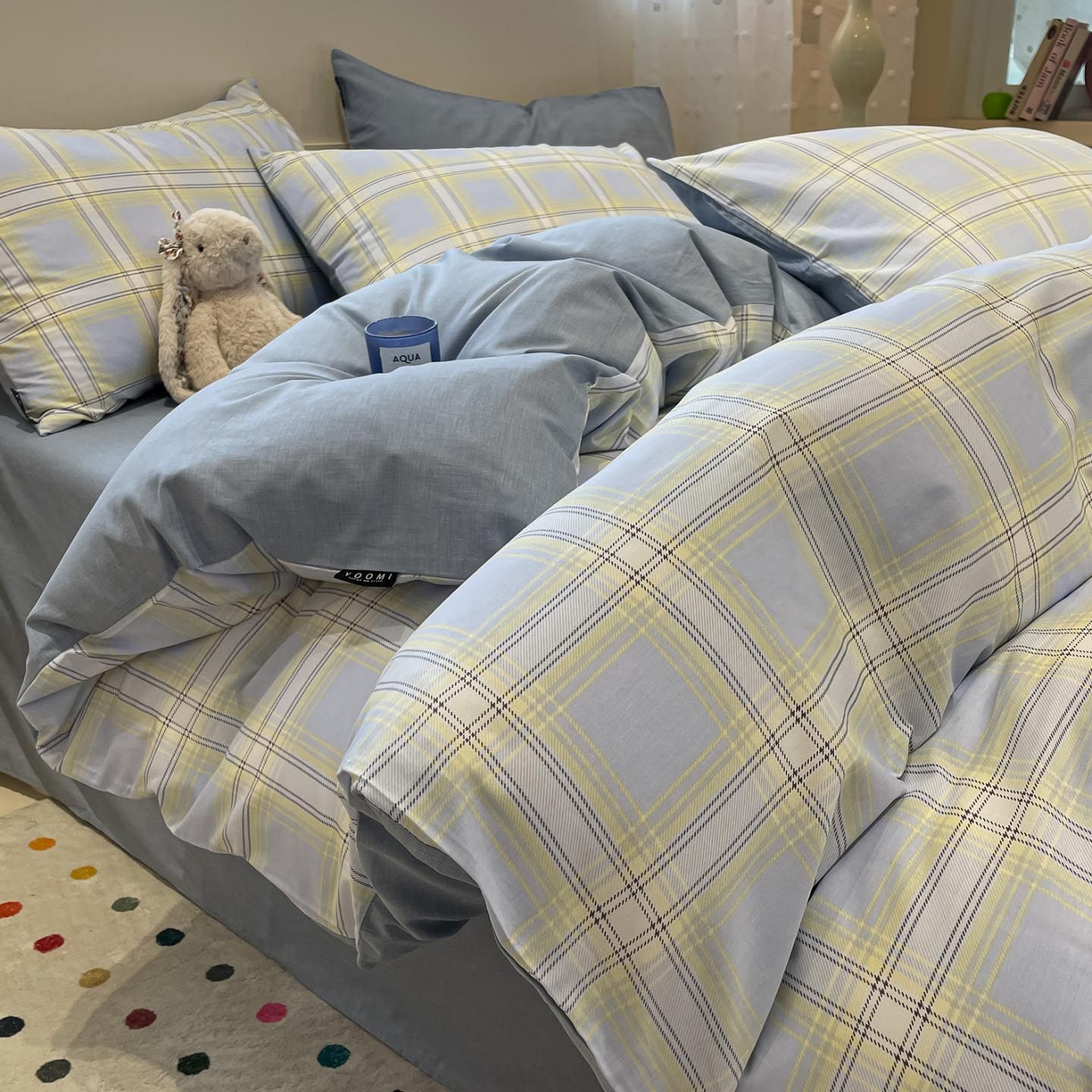 91家纺网 家纺一手货源 找家纺 涵宸家纺 2026新款全棉印花四件套-良品-场景一 莫妮兰