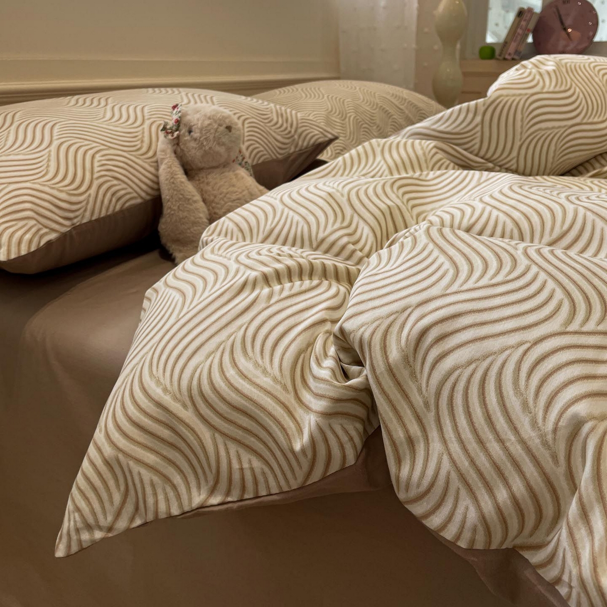 涵宸家纺 2026新款全棉印花四件套-良品-场景一 浅忆