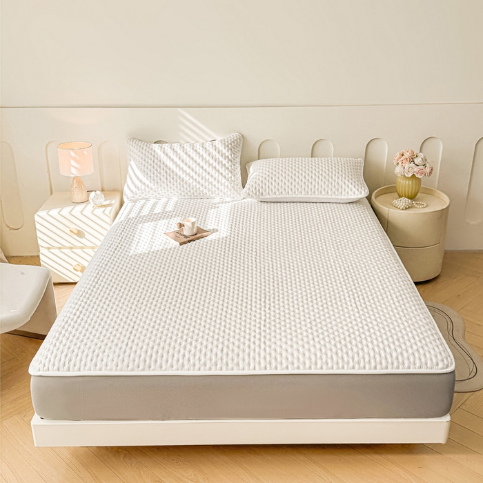 91家纺网 家纺一手货源 找家纺 （总）予梦家纺 2026新款蚕丝夹棉床笠