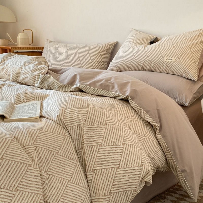 91家纺网 家纺一手货源 找家纺 涵宸家纺 2026新款全棉印花四件套-良品-场景一 亚瑟