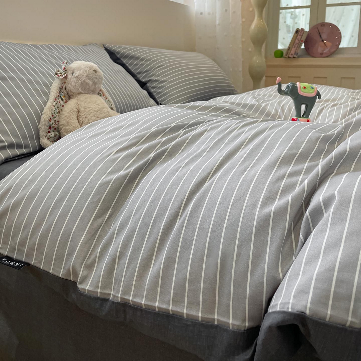 91家纺网 家纺一手货源 找家纺 涵宸家纺 2026新款全棉印花四件套-良品-场景一 英伦-浅灰