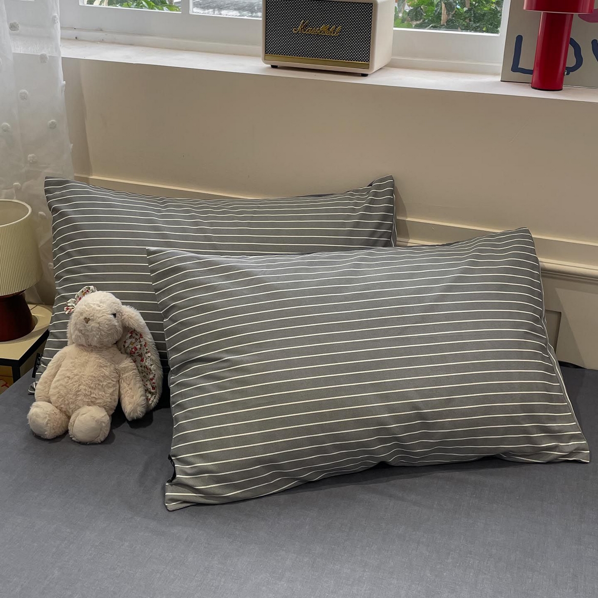 91家纺网 家纺一手货源 找家纺 涵宸家纺 2026新款全棉印花四件套-良品-场景一 英伦-深灰